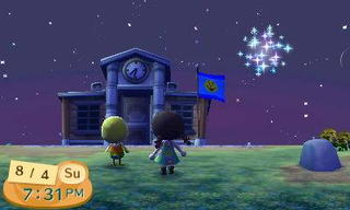 Illustration for article titled Fireworks Festival Fun in Animal Crossing